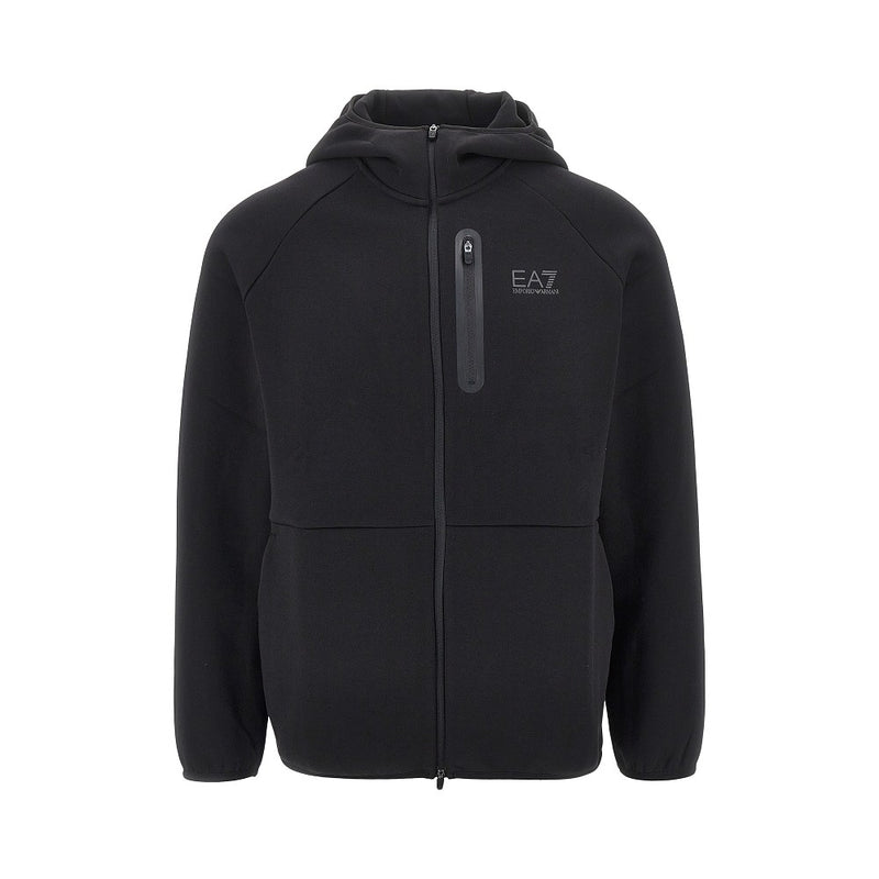 Ea7 Ea7 Natural Ventus7 Full-zip Hoodie - World Class Fashion