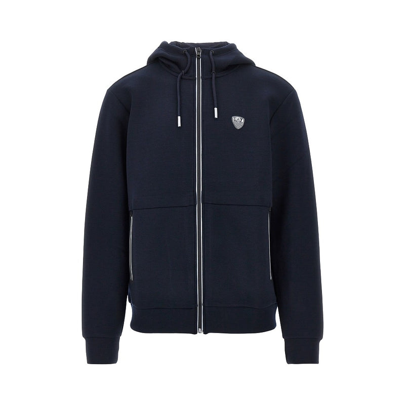 Ea7 Ea7 Stretch Jersey Full-zip Hoodie - World Class Fashion