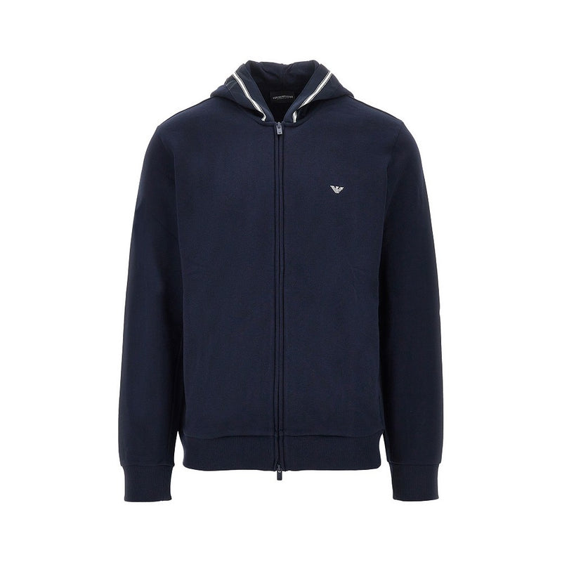 Ea Bodywear Ea Bodywear Loungewear Hoodie Blue Men - World Class Fashion
