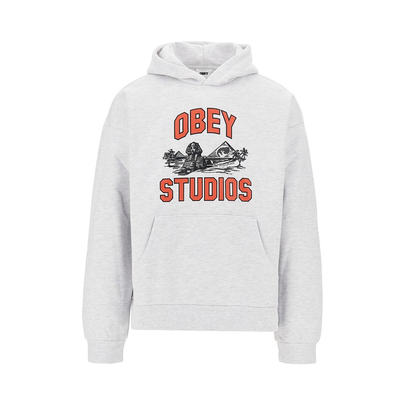 Obey Obey Cairo Cotton-blend Hoodie Grey - World Class Fashion