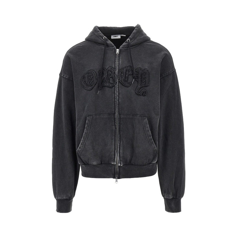 Obey Obey Gothic Cotton-blend Sweatshirt Black - World Class Fashion