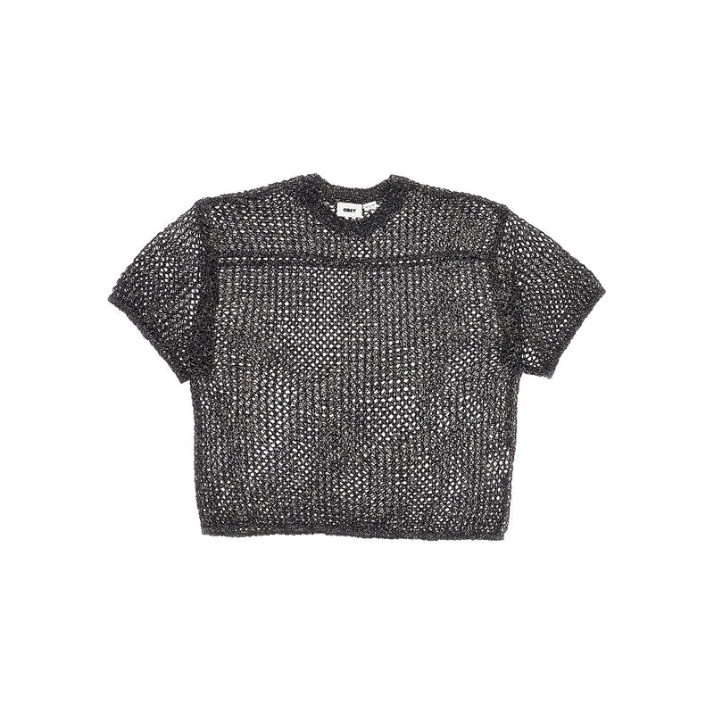Obey Obey 'Larry' Openworked Knit T-shirt - World Class Fashion