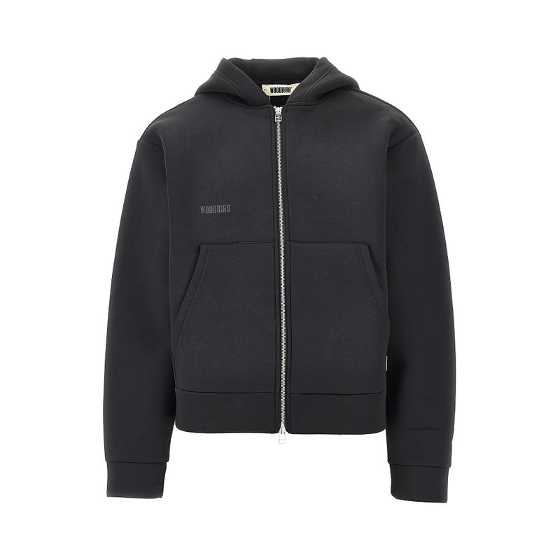 Woodbird Woodbird WBFuji Scuba Full-zip Hoodie Black - World Class Fashion