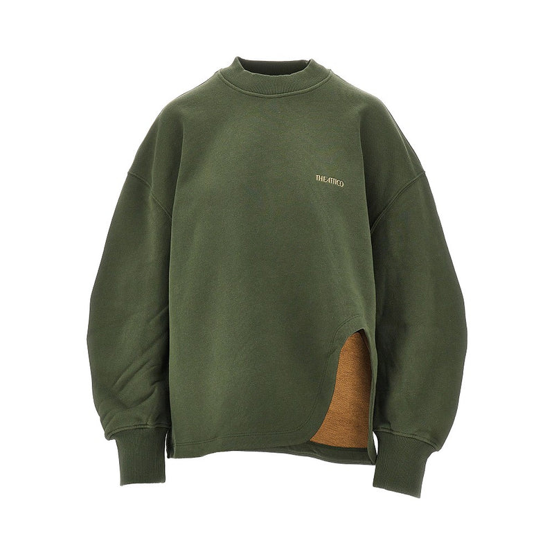 The Attico The Attico Oversized Sweatshirt Green Women - World Class Fashion