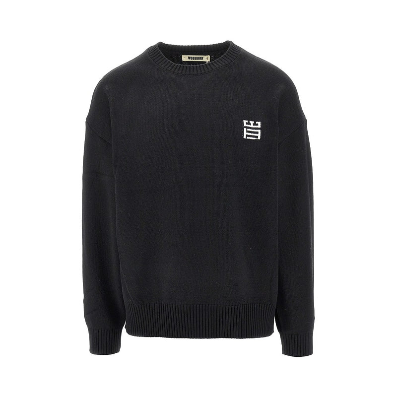 Woodbird Woodbird WBKurt Cotton-blend Sweater Black - World Class Fashion