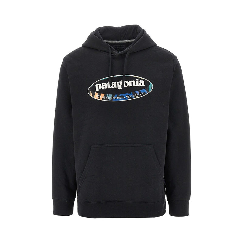 Patagonia Patagonia '95 Oval Logo Uprisal Hoodie Black - World Class Fashion