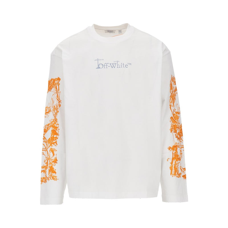 Off-White Off-White City Nature Cotton T-shirt White - World Class Fashion