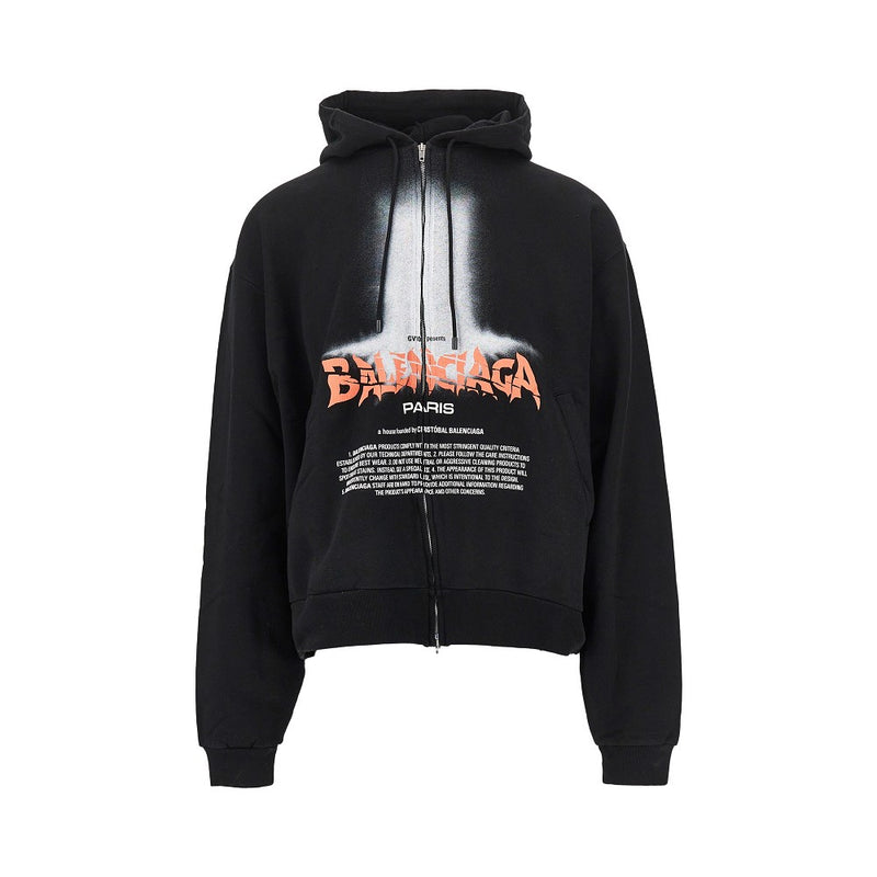Balenciaga Balenciaga 'The Door' Full-zip Hoodie Black - World Class Fashion