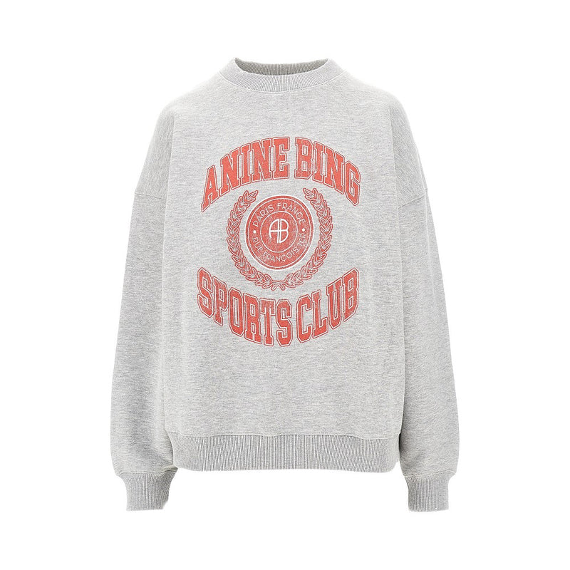 Anine Bing Anine Bing Miles Collegiate Sweatshirt Grey - World Class Fashion