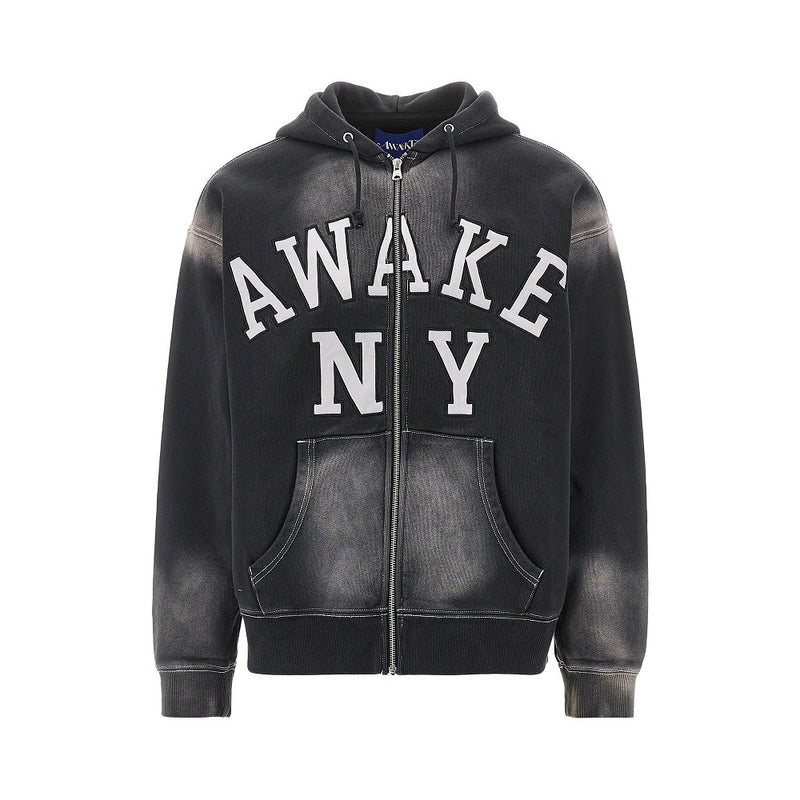 Awake Ny Awake Ny Collegiate Full-zip Hoodie Black - World Class Fashion