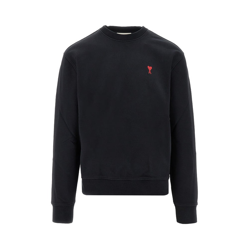 Ami Ami Ami De Coeur Embroidery Crewneck Sweatshirt - World Class Fashion