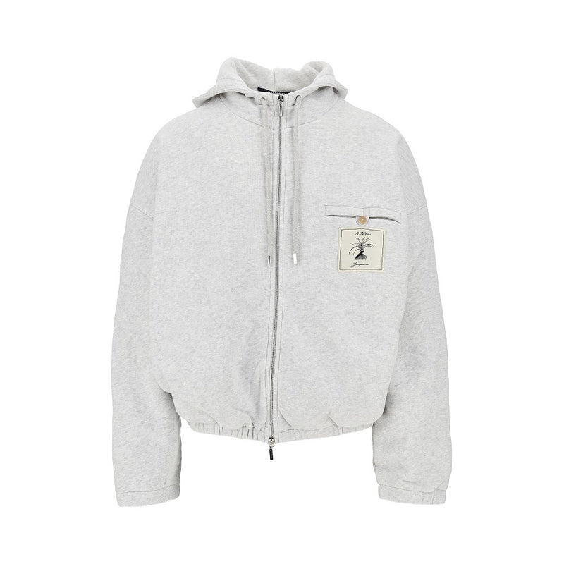 Jacquemus Jacquemus Torneo Full-zip Hoodie Grey - World Class Fashion