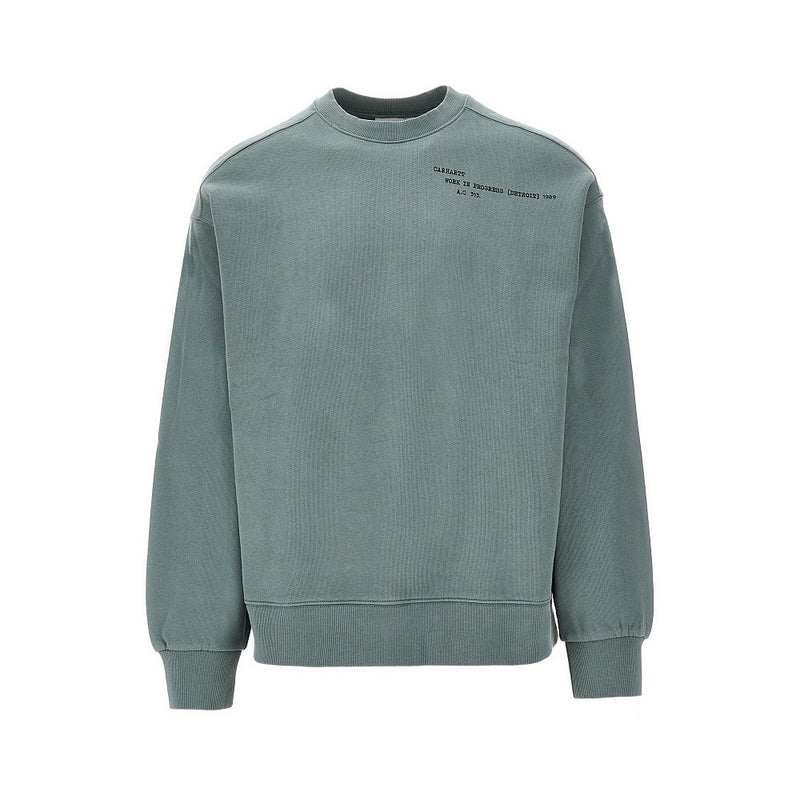 Carhartt WIP Carhartt WIP 'Punched' Crewneck Sweatshirt Green - World Class Fashion