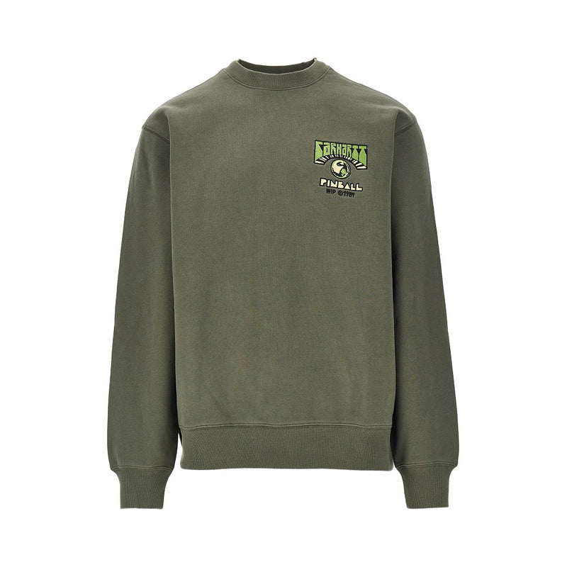 Carhartt WIP Carhartt WIP Pinball Embroidery Crewneck Sweatshirt Green - World Class Fashion