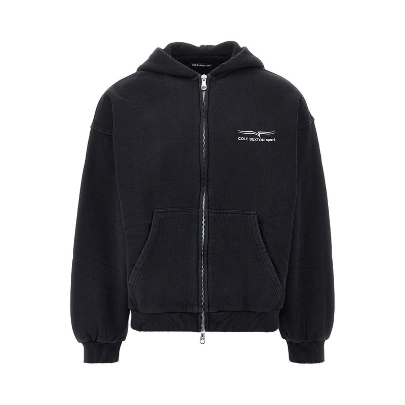 Cole Buxton Cole Buxton 'Cole Buxton Sport' Full-zip Hoodie Black - World Class Fashion