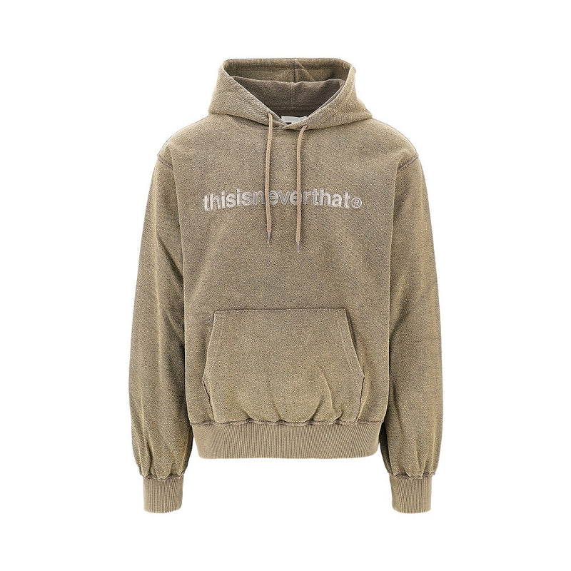Thisisneverthat Thisisneverthat T-Logo Hoodie Khaki - World Class Fashion