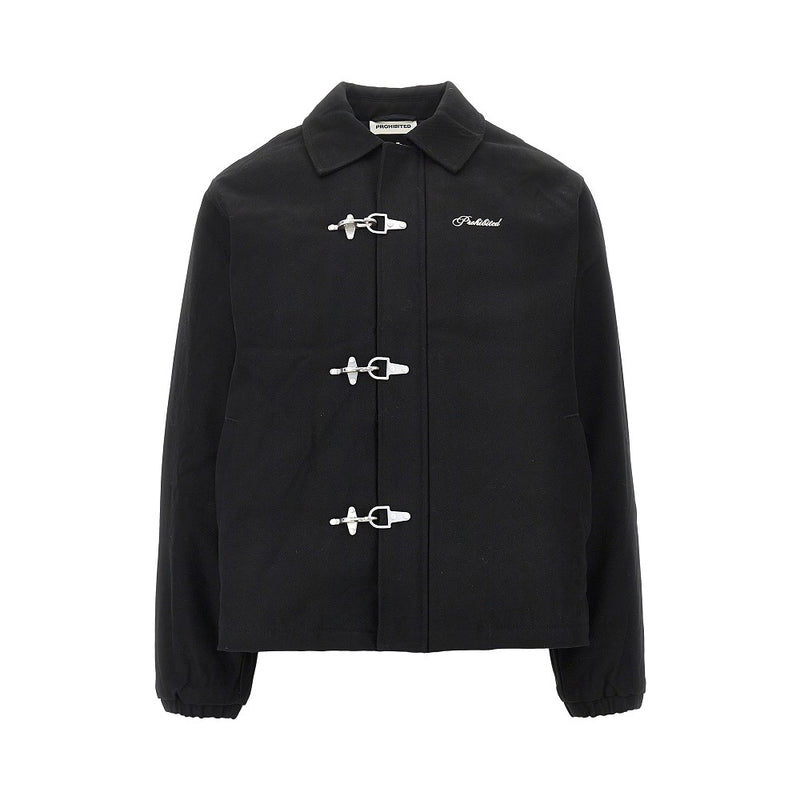 Prohibited Prohibited 'Back In The Days' Padded Jacket Black - World Class Fashion