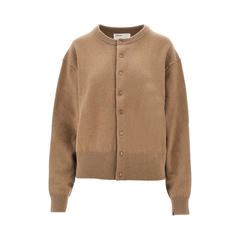 Extreme Cashmere Extreme Cashmere n°436 Luce Cardigan Brown - World Class Fashion