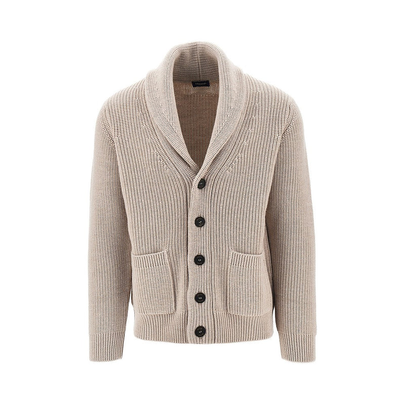 Drumohr Drumohr Merino Wool Cardigan Beige Men - World Class Fashion