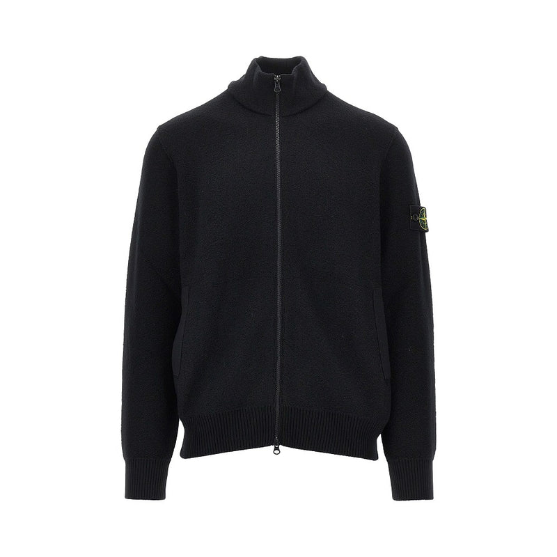 Stone Island Stone Island Virgin Wool Full-zip Cardigan - World Class Fashion