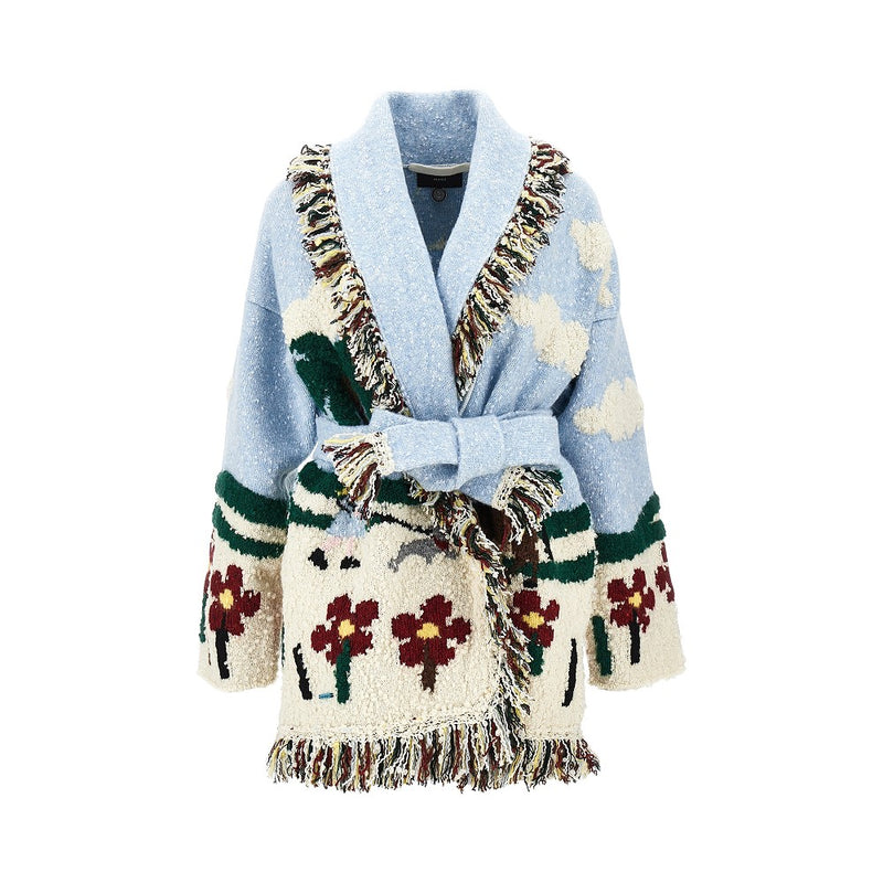 Alanui Alanui Casa Alanui Wool-blend Cardigan Multicolor - World Class Fashion