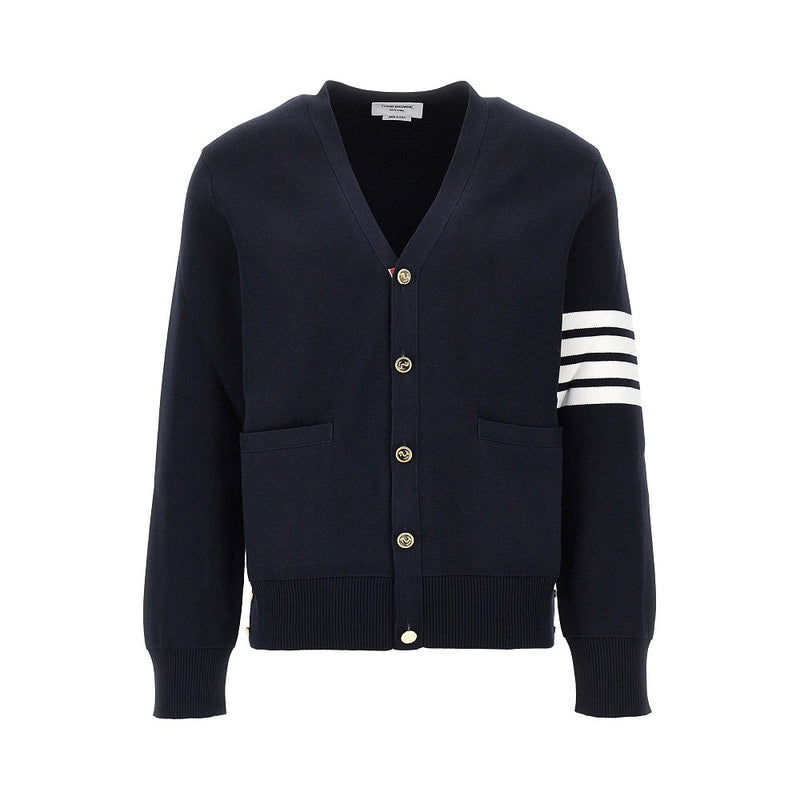 Thom Browne Thom Browne Cotton Cardigan Blue Men - World Class Fashion