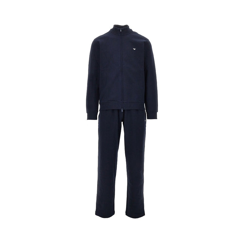 Ea Bodywear Ea Bodywear Cotton Tracksuit Blue Men - World Class Fashion
