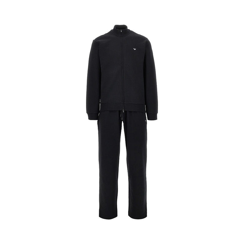 Ea Bodywear Ea Bodywear Cotton Tracksuit Black Men - World Class Fashion