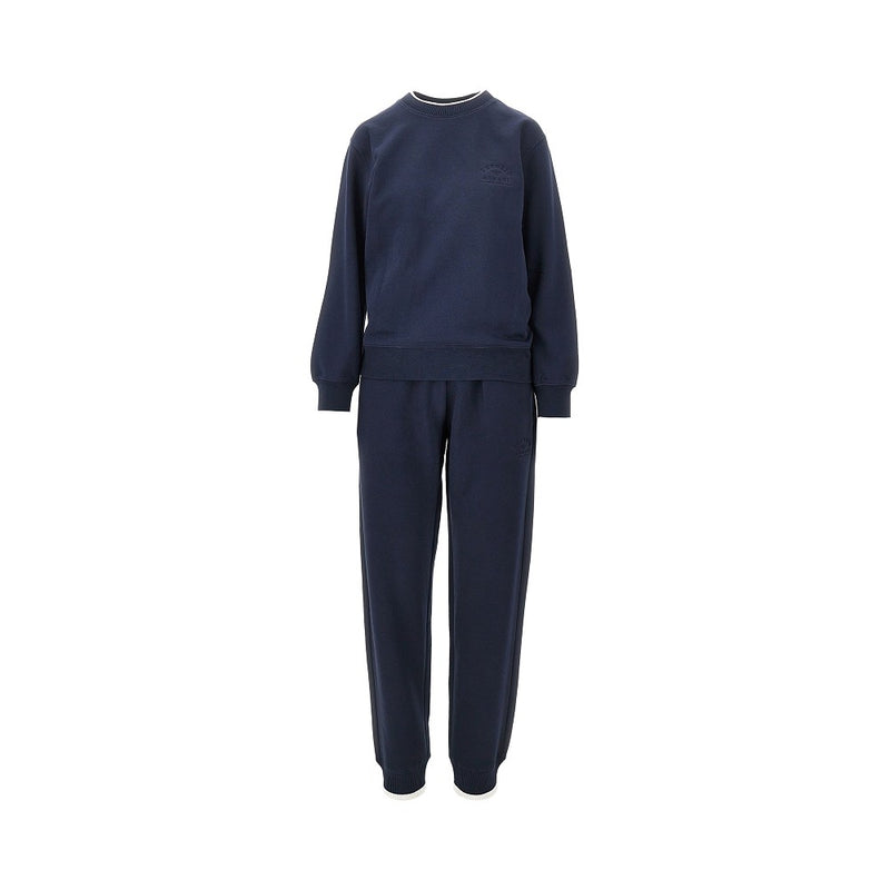 Ea Bodywear Ea Bodywear Two-piece Sporty Set Blue Women - World Class Fashion