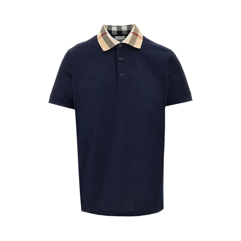 Burberry Burberry Piquet Polo Shirt Blue Men - World Class Fashion