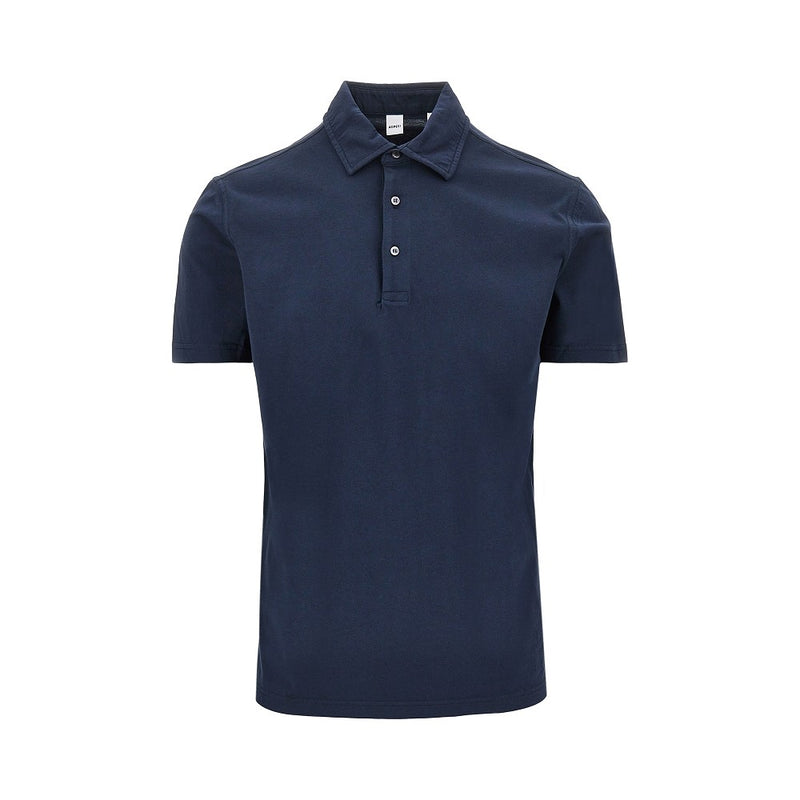 Aspesi Aspesi Jersey Polo Shirt Blue Men - World Class Fashion