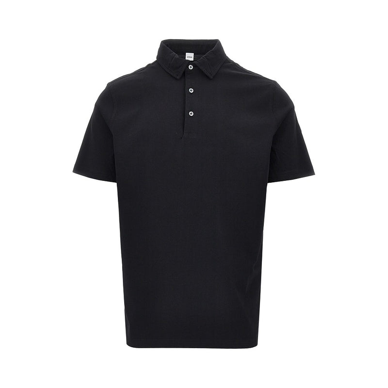Aspesi Aspesi Jersey Polo Shirt Black Men - World Class Fashion