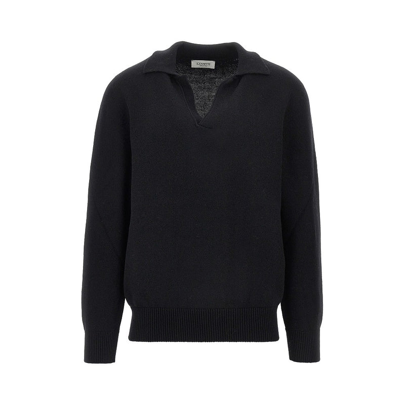 Laneus Laneus Merino Wool And Cashmere Polo Shirt - World Class Fashion