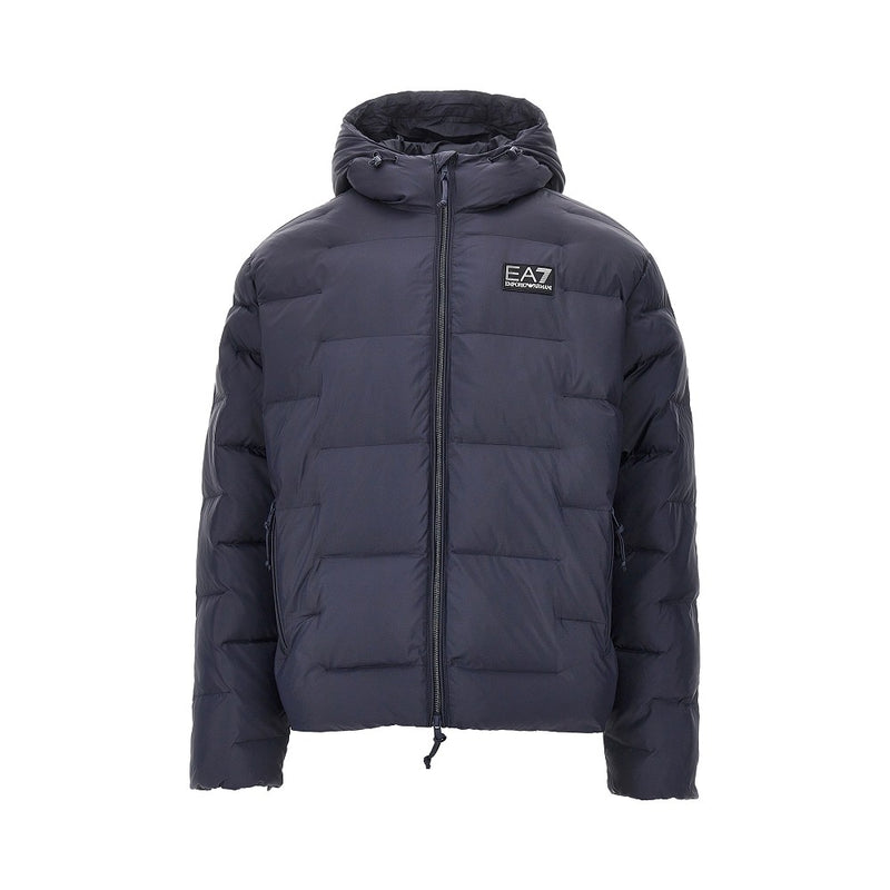 Ea7 Ea7 Padded Micro Ripstop Jacket Blue - World Class Fashion