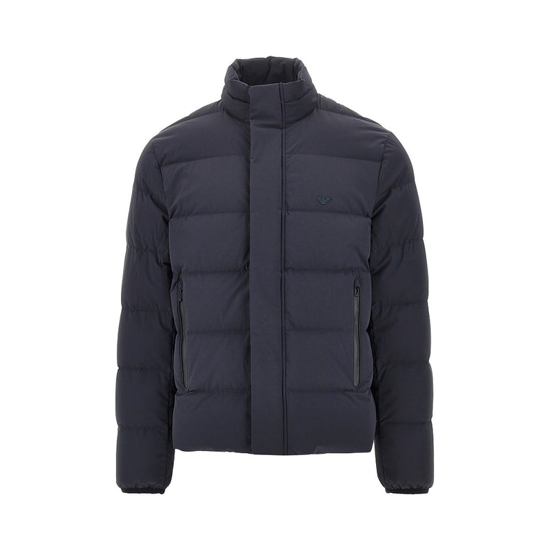 Emporio Armani Emporio Armani Water-repellent Down Jacket Blue - World Class Fashion