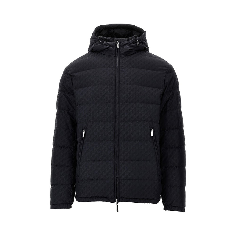 Emporio Armani Emporio Armani Reversible Nylon Down Jacket Black - World Class Fashion