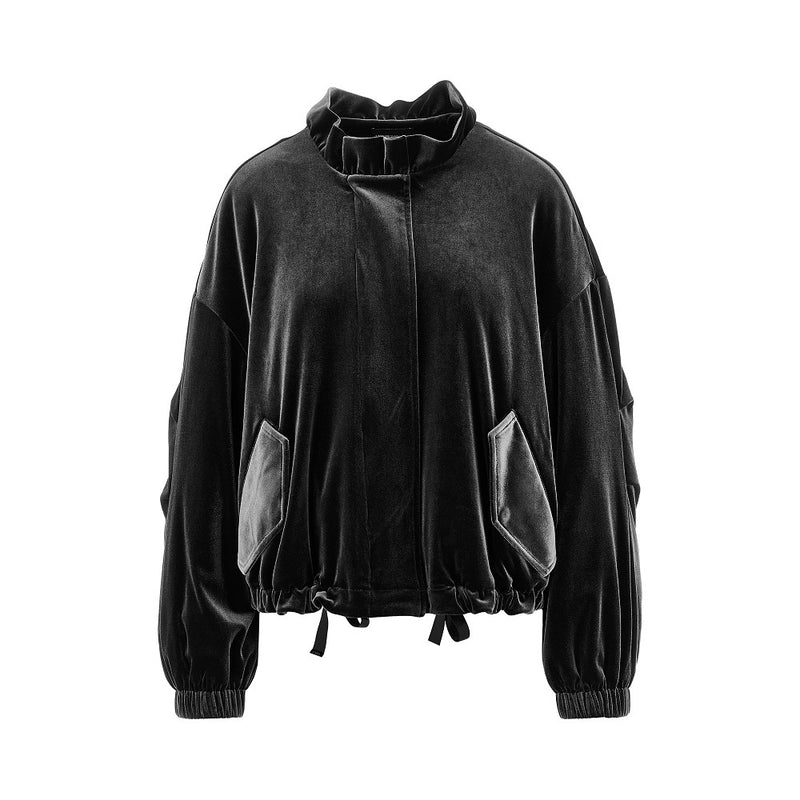 Emporio Armani Emporio Armani Chenille Blouson Jacket Black Men - World Class Fashion