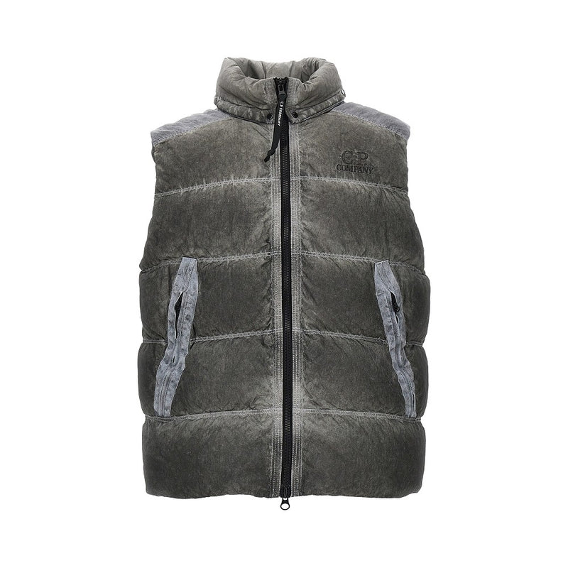 Cp Company Cp Company Eco-chrome R Padded Vest Grey - World Class Fashion