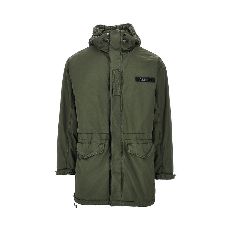 Aspesi Aspesi Boom Winter Parka Coat Green - World Class Fashion