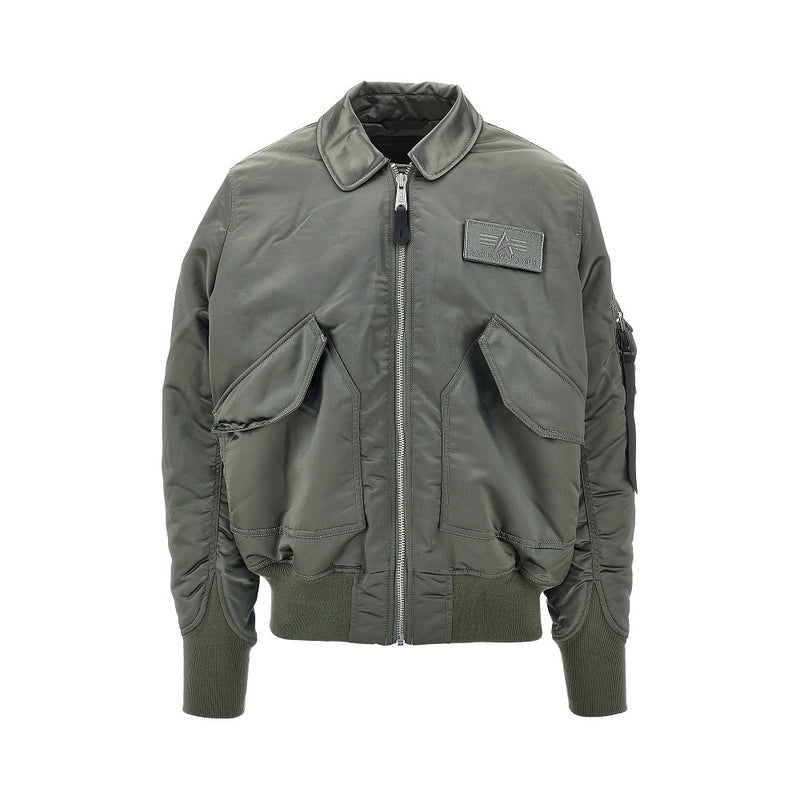 Alpha Industries Alpha Industries CWU-45/P Base UV Bomber Jacket Khaki - World Class Fashion