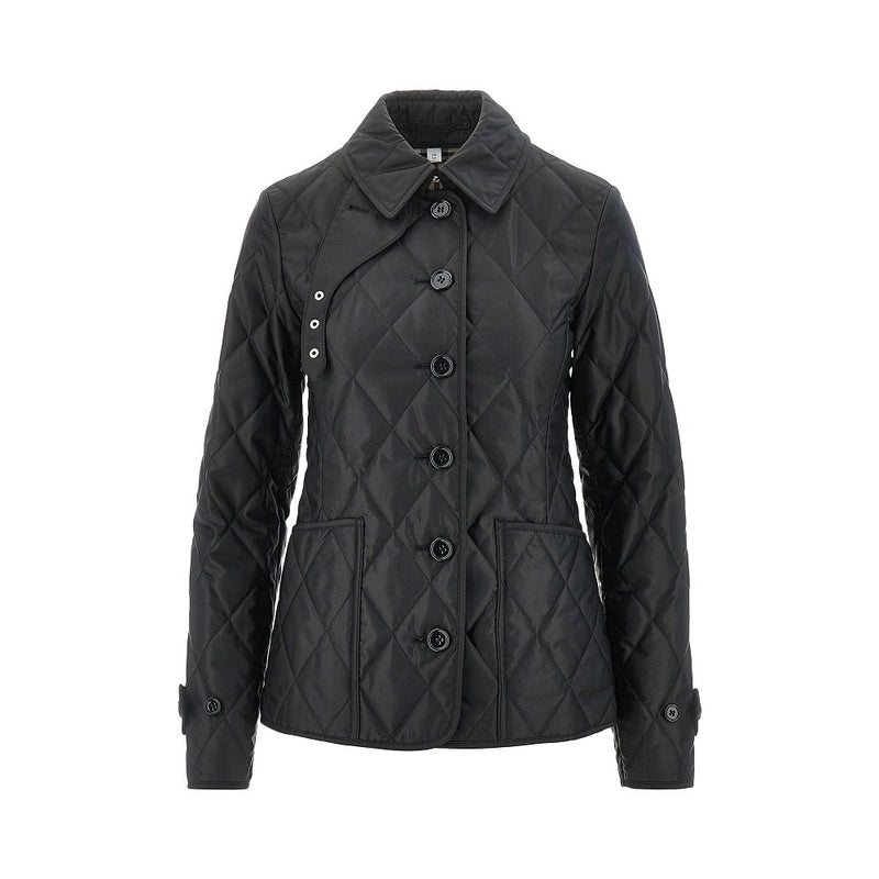 Burberry Burberry Fernleigh Quilted Jacket Black - World Class Fashion