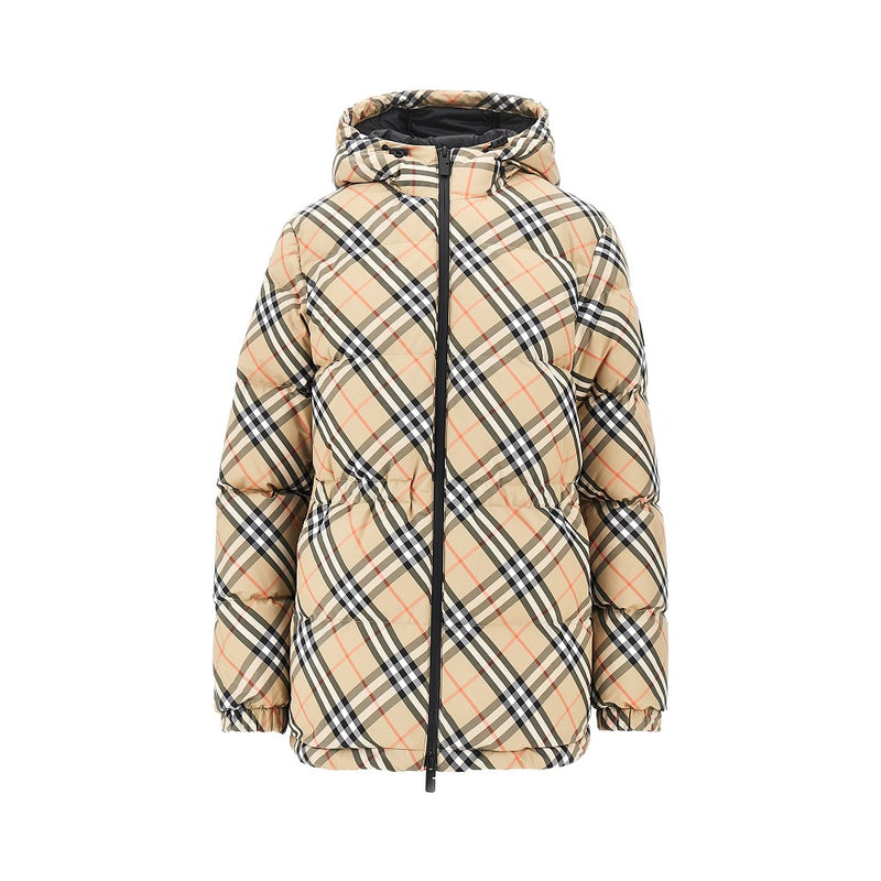 Burberry Burberry Check Nylon Down Jacket Multicolor - World Class Fashion