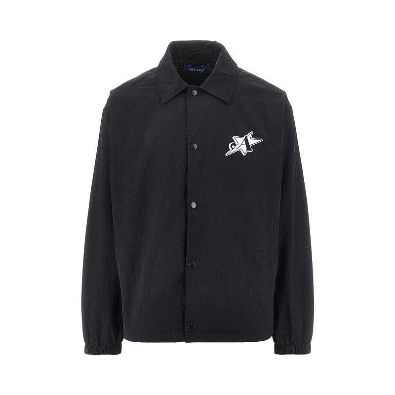 Awake Ny Awake Ny L.E.S. Community Twill Coach Jacket Black - World Class Fashion