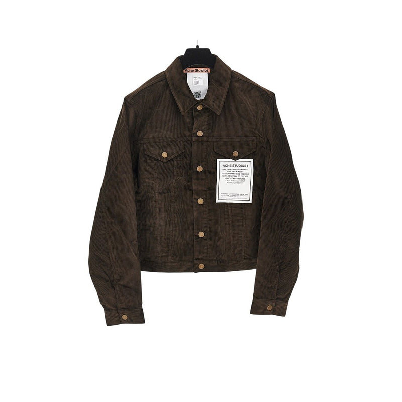 Acne Acne Corduroy Jacket Brown Men - World Class Fashion