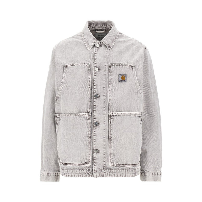 Carhartt WIP Carhartt WIP OG Double Front Denim Jacket Grey - World Class Fashion