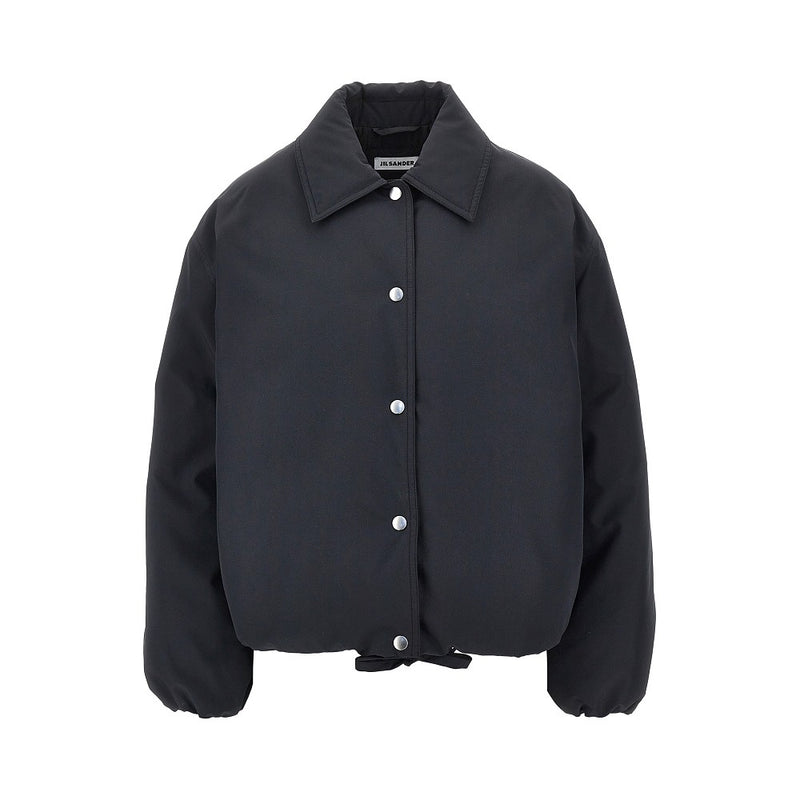 Jil Sander Jil Sander Boxy Fit Down Jacket Black - World Class Fashion