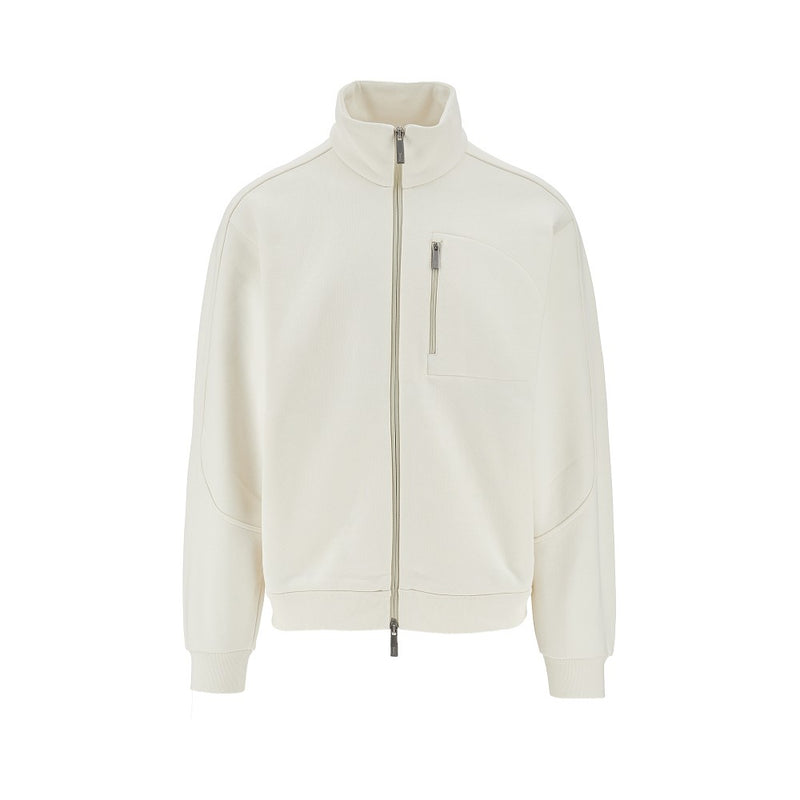 Herno Laminar Herno Laminar Laminar Full-zip Cotton Sweatshirt - World Class Fashion