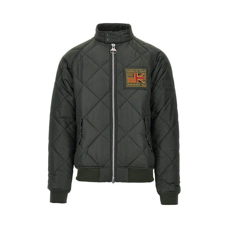 Barbour International Barbour International Merchant Quilted Jacket Green - World Class Fashion