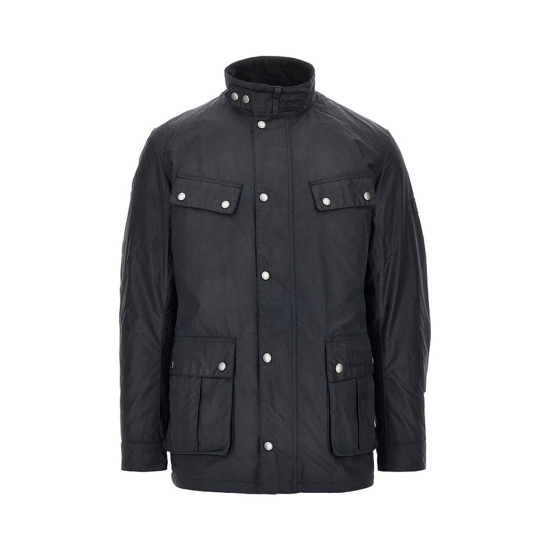 Barbour International Barbour International Duke Waxed Cotton Jacket Black - World Class Fashion