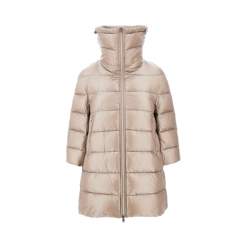 Herno Herno Ultralight Nylon Cleofe Down Jacket Beige - World Class Fashion